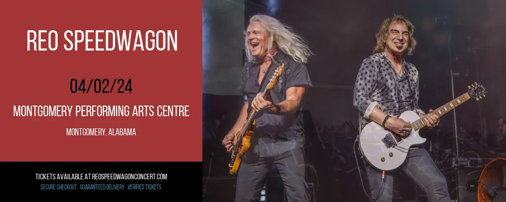 REO Speedwagon at Montgomery Performing Arts Centre at Montgomery Performing Arts Centre